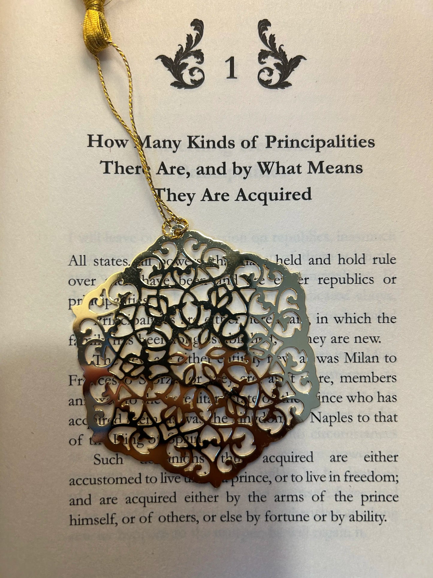 Attractive Brass Bookmark